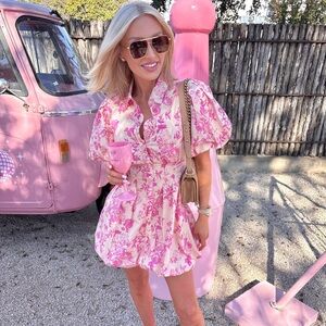 PINK FLORAL DRESS